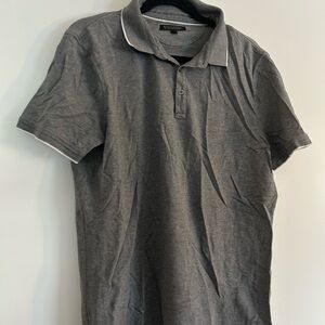 Banana Republic Gray Polo Shirt